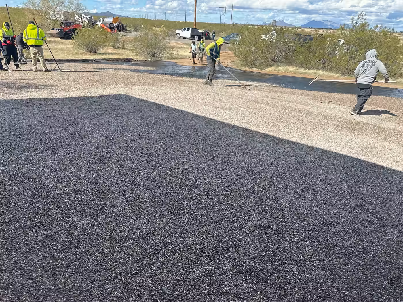 Tar and Chip Paving by Copper Canyon Paving