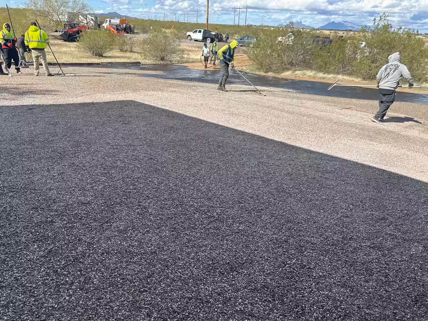 Recent paving project by Copper Canyon Paving