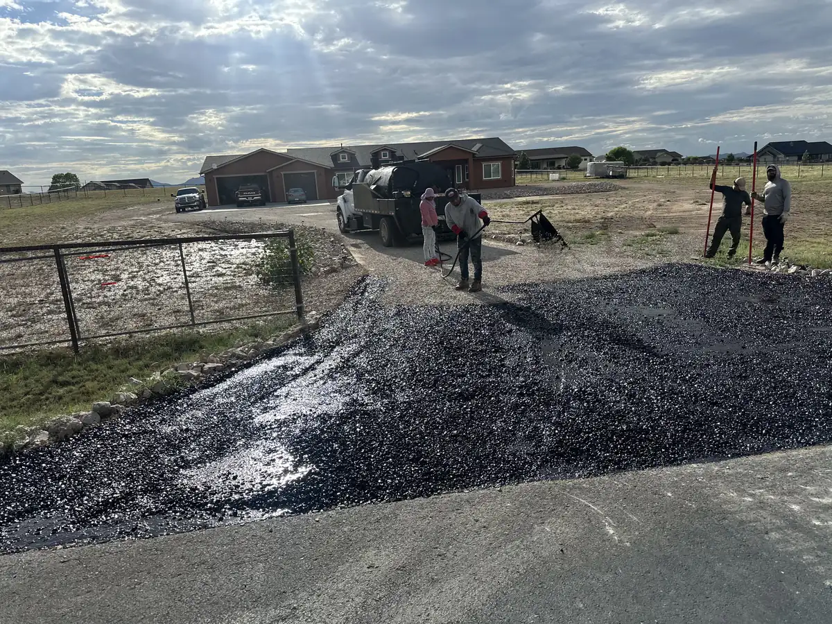 Commercial Asphalt Paving project by Copper Canyon Paving